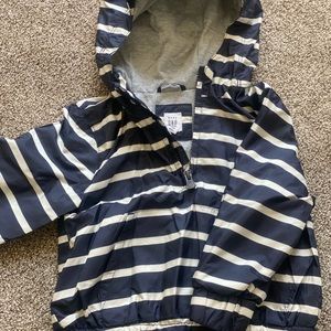 Gap 2T navy/white striped jacket